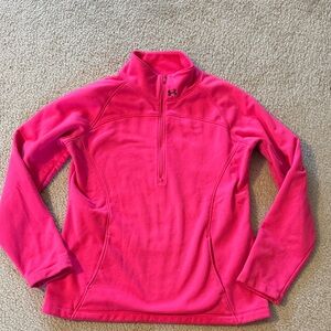 Under Armour Pink Quarter-Zip Pullover